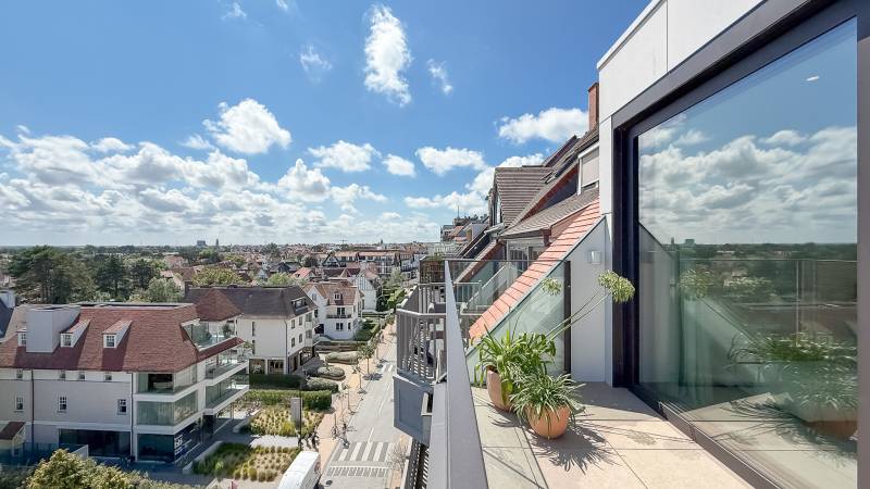 VERKOOP Appartement 2 SLPK Knokke-Zoute - PENTHOUSE Kustlaan / adembenemend uitzicht!!
