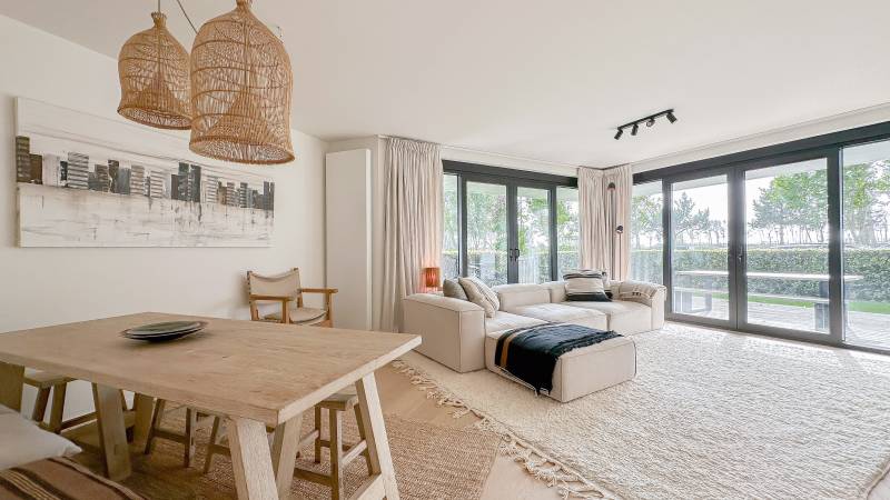 VERKOOP Appartement 3 SLPK Knokke-Heist - Duinenwater / Hoekappartement met TUIN