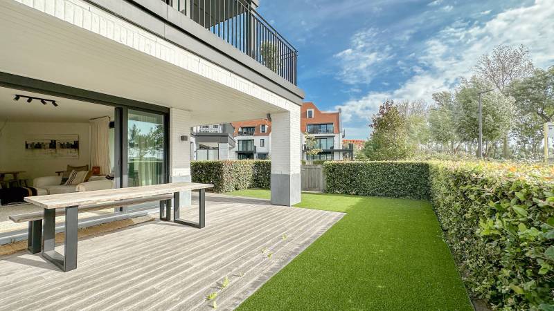 VERKOOP Appartement 3 SLPK Knokke-Heist - Duinenwater / Hoekappartement met TUIN