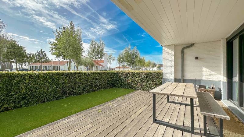 VERKOOP Appartement 3 SLPK Knokke-Heist - Duinenwater / Hoekappartement met TUIN