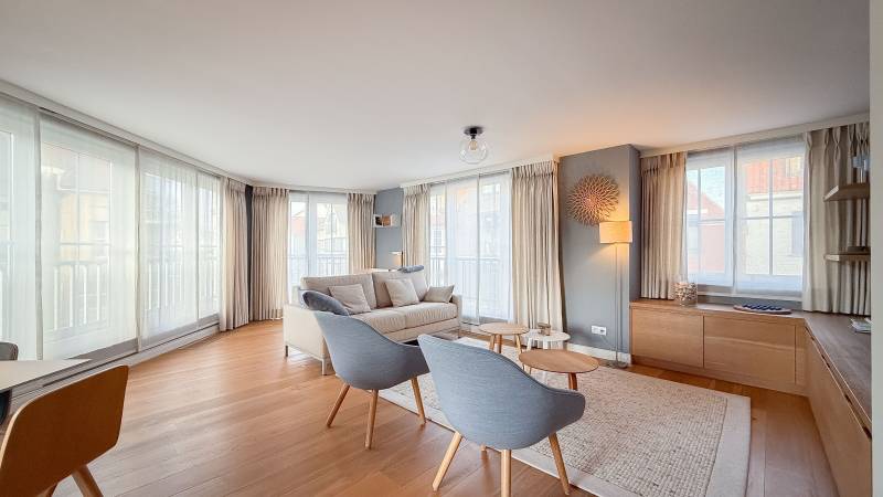VERKOOP Appartement 1 SLPK Knokke-Heist - Hoekappartement / nabij Groentenmarkt