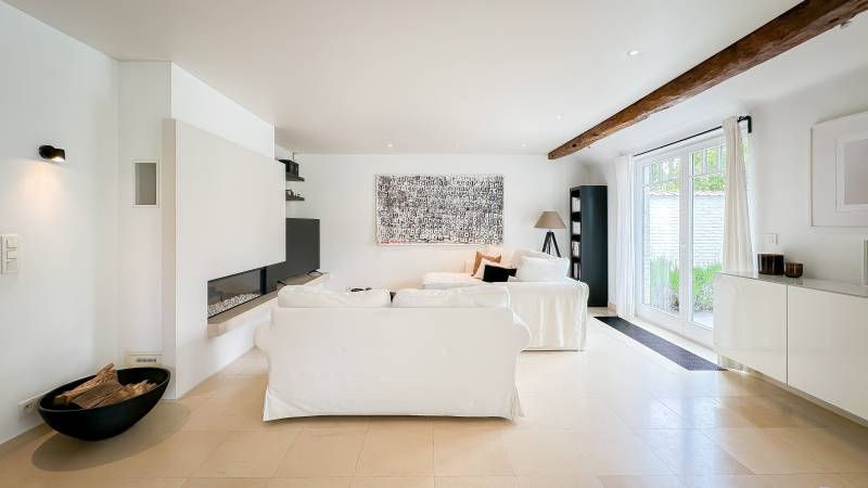 VERKOOP  VILLA 4 SLPK Knokke-Heist - Koppelvilla / Sfeervol ingerichte tuin