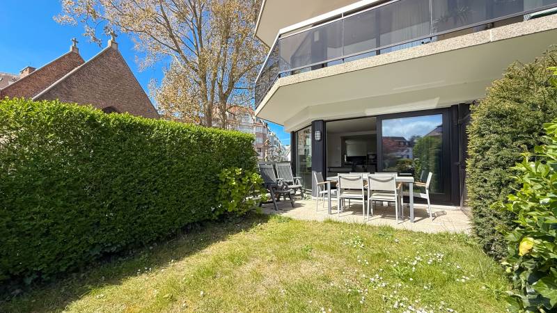 VERKOOP Appartement 2 SLPK Knokke-Zoute - TUINAPPARTEMENT / Villaresidentie
