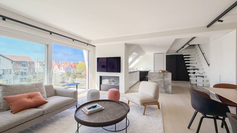 VERKOOP Appartement 3 SLPK Knokke-Zoute - Duplex / Zoutelaan / Top afwerking