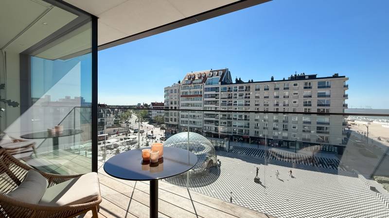 VERKOOP APPARTEMENT 3 SLPK Knokke-Zoute - ONE CARLTON / Albertplein / zeezicht