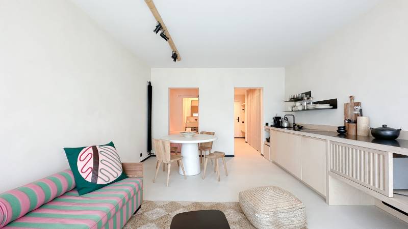 VERKOOP Appartement 2 SLPK Knokke-Zoute - Zijdelings zeezicht nabij Driehoeksplein