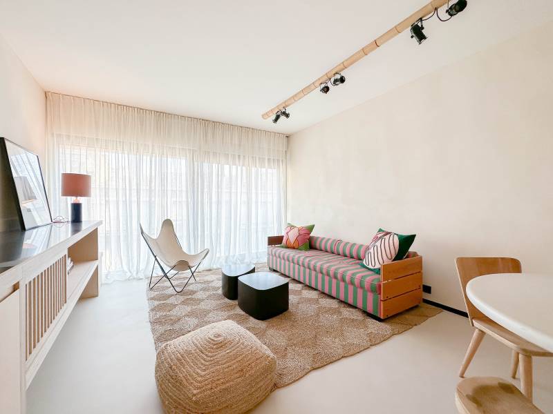 VERKOOP Appartement 2 SLPK Knokke-Zoute - Zijdelings zeezicht nabij Driehoeksplein