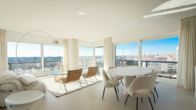 VERKOOP Appartement Knokke-Zoute - Hoekappartement / Albertplein