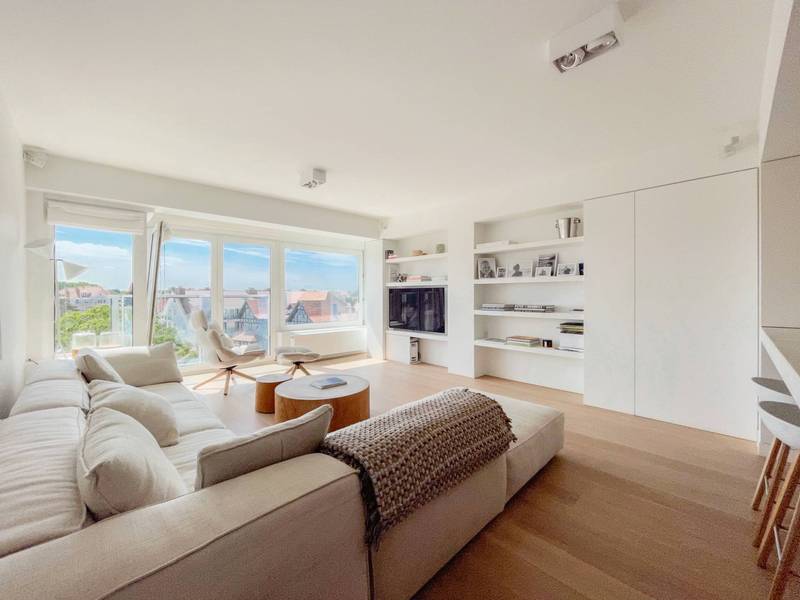 VERKOOP  Appartement 3 SLPK Knokke-Zoute- Kustlaan / adembenemend open zicht