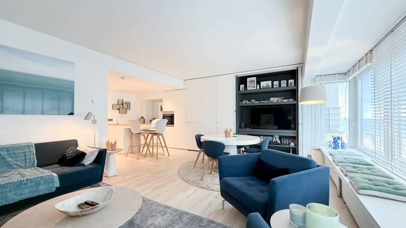 VERKOOP Appartement 1 SLPK Knokke-Zoute - Zijdelings zeezicht / aan Minigolf