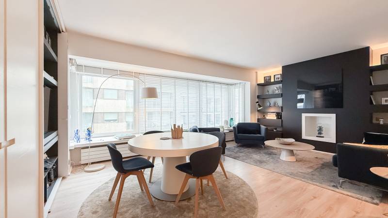 VERKOOP Appartement 1 SLPK Knokke-Zoute - Zijdelings zeezicht / aan Minigolf