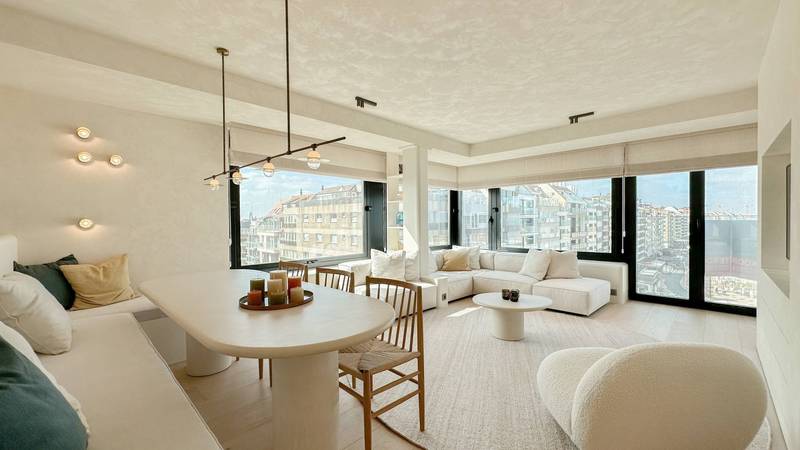 VERKOOP  Appartement 3 SLPK Knokke-Heist - Rubensplein / Panoramisch zeezicht - zonnekant!