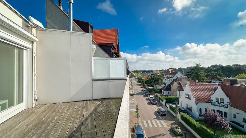 VERKOOP APPARTEMENT 2 SLPK KNOKKE-HEIST - PENTHOUSE / ZONNIG TERRAS / ZOUTELAAN