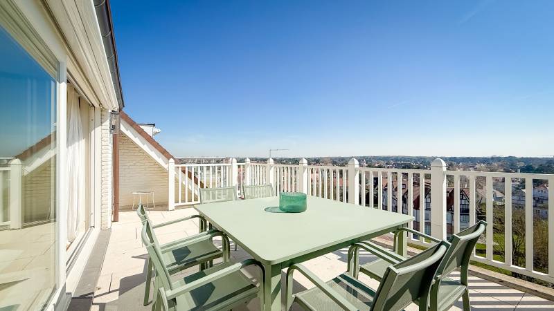 VERKOOP  Appartement 3 SLPK Knokke-Zoute - Duplex met zonneterras / adembenemend uitzicht