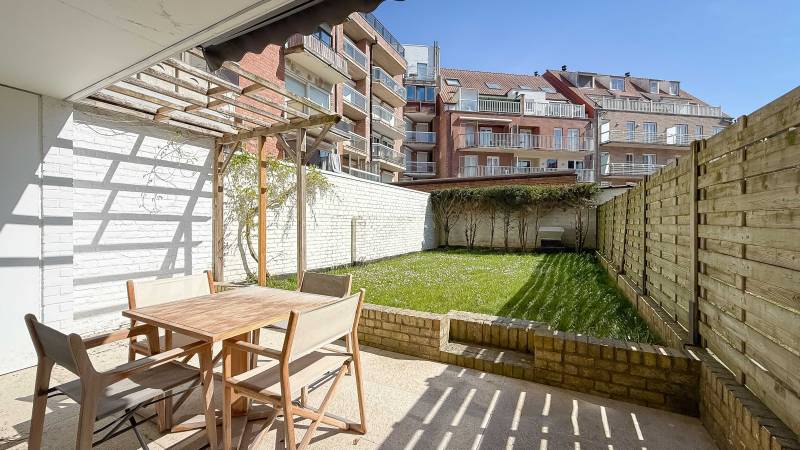 VERHUUR  Appartement 1 SLPK Knokke-Heist - Tuinappartement / Gemeubileerd