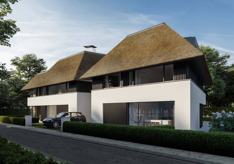 VERKOOP Villa 5 SLPK Knokke-Heist -Nieuwbouw koppelvilla naast de 