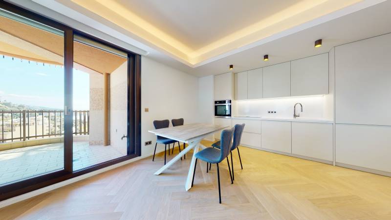 VERKOOP Appartement 1 SLPK Monaco - Saint-Roman / Gerenoveerd