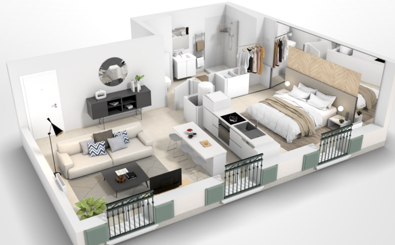 VERKOOP Appartement 1-2 SLPK - Saint-Tropez / nabij Place des Lices