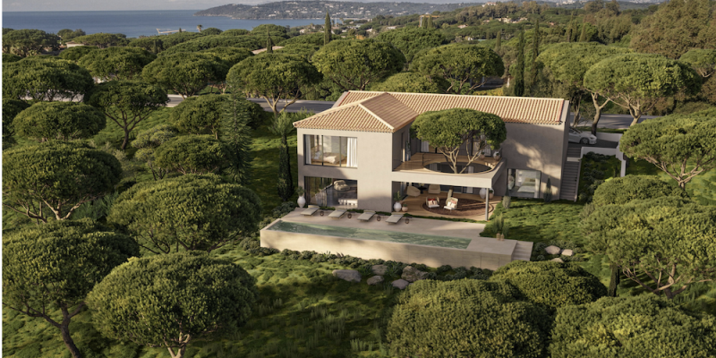 VERKOOP - BOUWGROND MET VERGUNNING - PARC DES SALINS - SAINT-TROPEZ