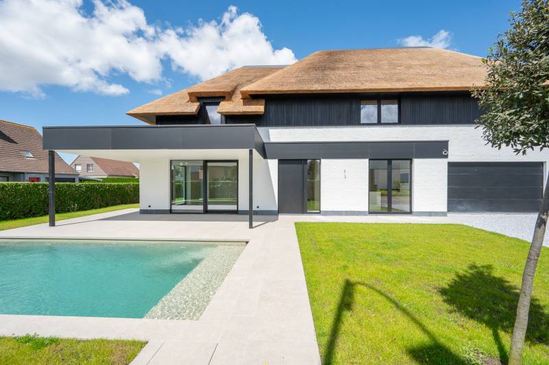 VERKOOP VILLA 5 SLPK Knokke-Heist - NIEUWBOUWVILLA met zwembad / Kragendijk