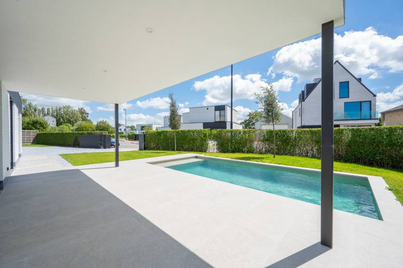 VERKOOP VILLA 5 SLPK Knokke-Heist - NIEUWBOUWVILLA met zwembad / Kragendijk