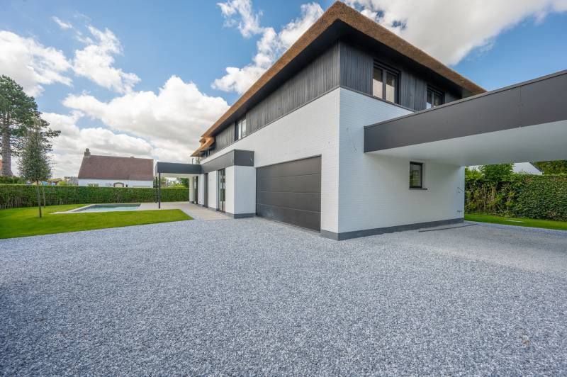VERKOOP VILLA 5 SLPK Knokke-Heist - NIEUWBOUWVILLA met zwembad / Kragendijk