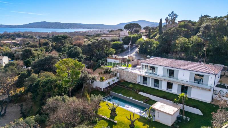 VERKOOP VILLA 5 SLPK GRIMAUD - Nieuwbouwvilla met zeezicht