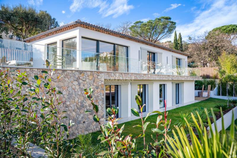 VERKOOP VILLA 5 SLPK GRIMAUD - Nieuwbouwvilla met zeezicht