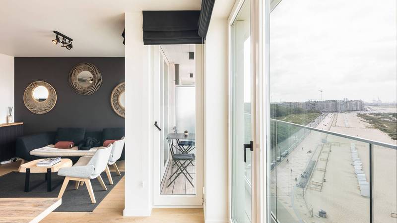 Te koop appartement met mooi zeezicht te Duinbergen, residentie Cap Horn