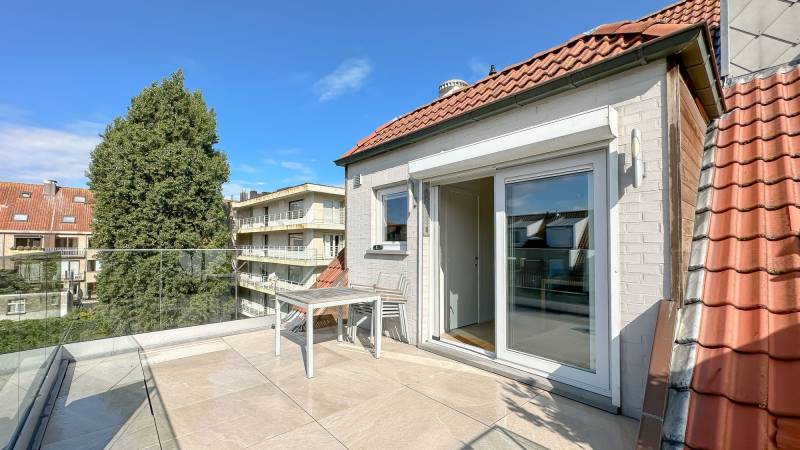 VERKOOP Appartement 2 SLPK Knokke-Heist - Duplex met 2 zonnige terrassen