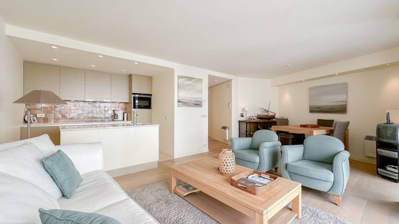 VERKOOP APPARTEMENT 1 SLPK KNOKKE-ZOUTE - ZIJDELINGS ZEEZICHT / TSS. ALBERTPLEIN EN DRIEHOEKSPLEIN