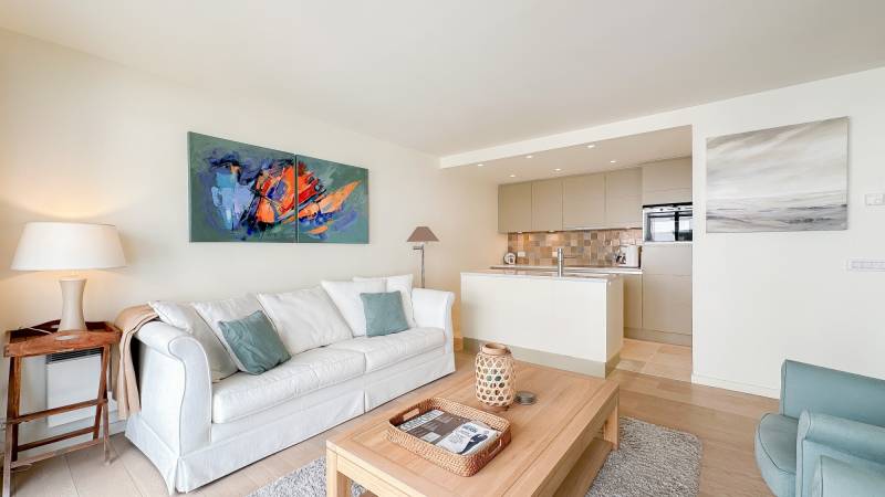 VERKOOP APPARTEMENT 1 SLPK KNOKKE-ZOUTE - ZIJDELINGS ZEEZICHT / TSS. ALBERTPLEIN EN DRIEHOEKSPLEIN