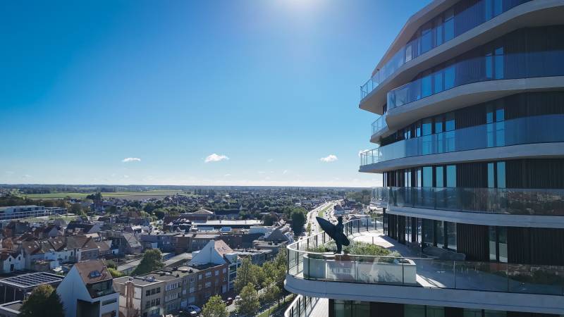 VERKOOP Appartement 3 SLPK Knokke-Heist - THE TOWER / Lake District / Panoramisch terras!
