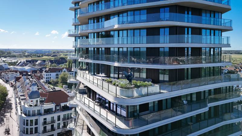 VERKOOP Appartement 3 SLPK Knokke-Heist - THE TOWER / Lake District / Panoramisch terras!