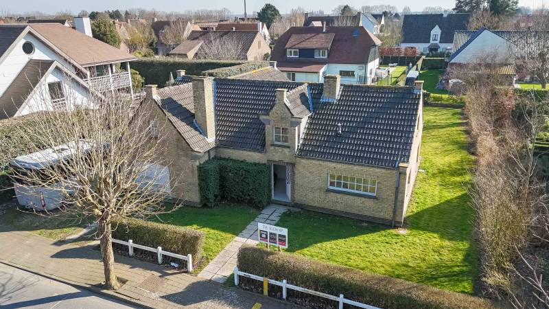 VERKOOP VILLA 3 SLPK Knokke-Heist - Te renoveren VILLA of ideale bouwgrond