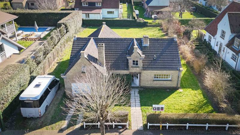 VERKOOP VILLA 3 SLPK Knokke-Heist - Te renoveren VILLA of ideale bouwgrond