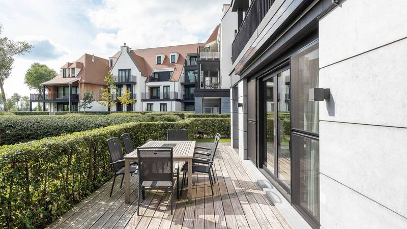 VERKOOP  Appartement 2 SLPK Knokke-Heist - Duinenwater - Hoekappartement met tuin
