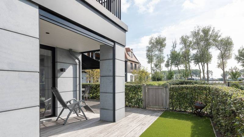 VERKOOP  Appartement 2 SLPK Knokke-Heist - Duinenwater - Hoekappartement met tuin