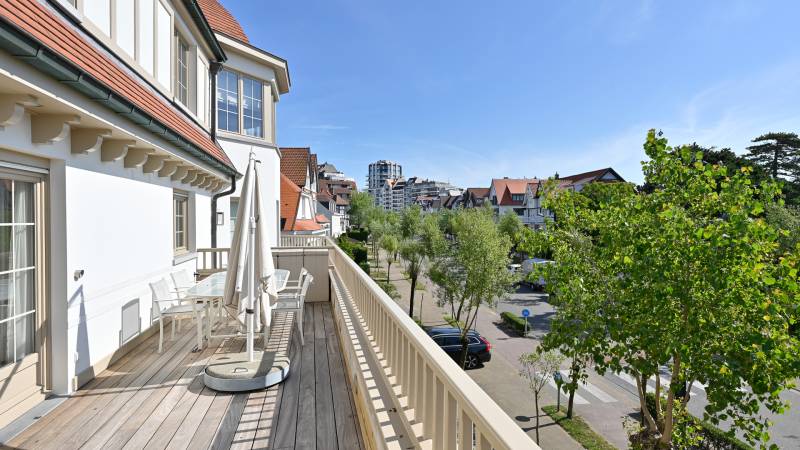 VERHUUR  Appartement 1 SLPK Knokke-Zoute - Hoekappartement / Villaresidentie